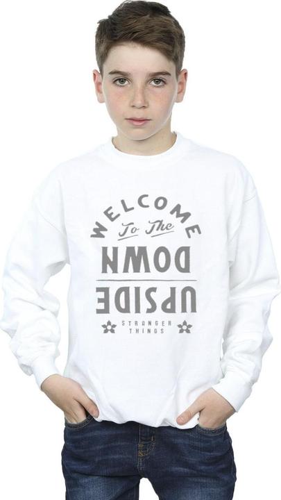 Produktbild Netflix Stranger Things Welcome To Upside Down Sweatshirt Jungen (140, 146)