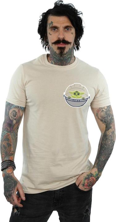Produktbild Star Wars The Mandalorian The Child Drawn Breast Print TShirt (M)