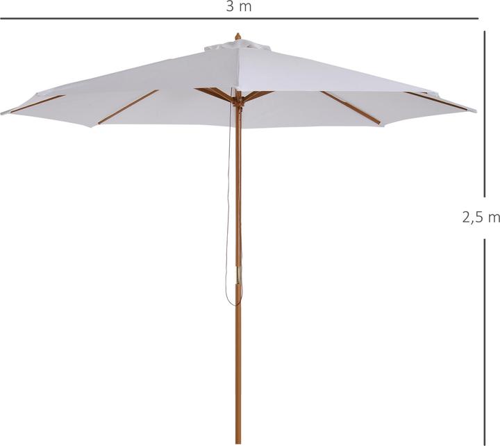 Produktbild Outsunny Sonnenschirm (3 m)