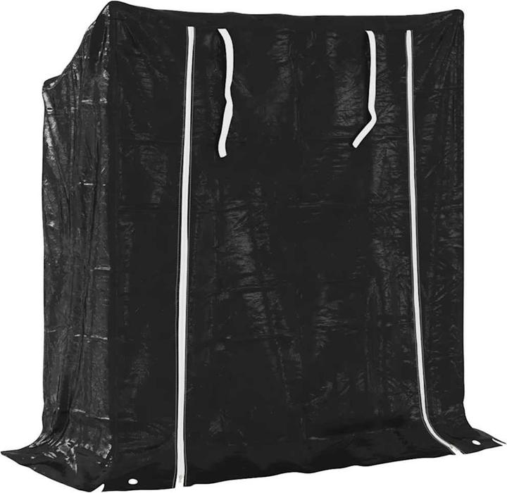 Actual product image VidaXL Firewood rack with rain cover 100.5x40.5x110.5 cm Firewood rack