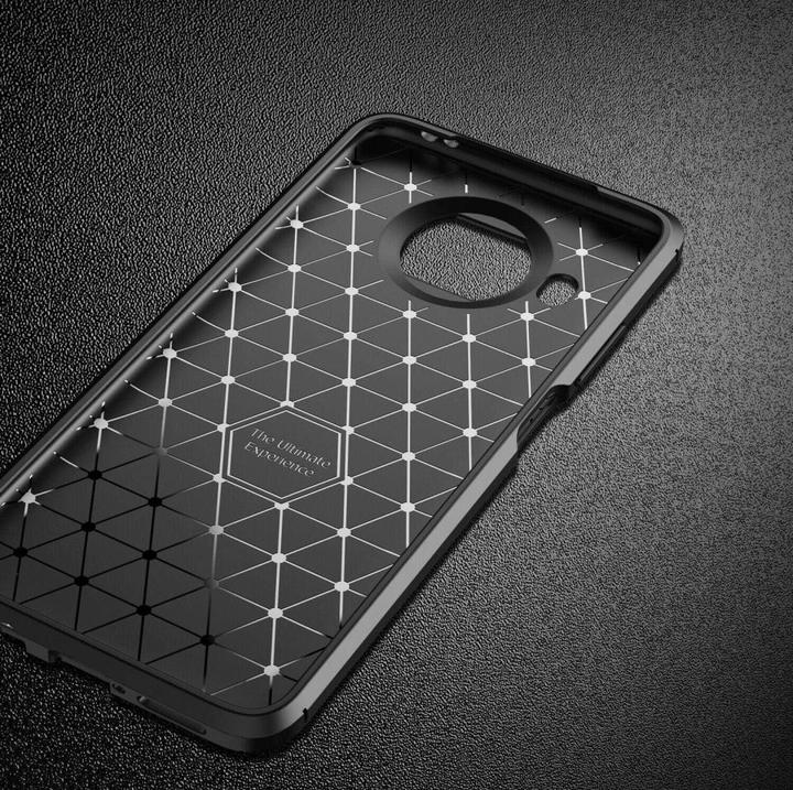 Actual product image Screenguard Xiaomi Mi 10T Lite Hull Carbon Design TPU Case (Mi 10T Lite)
