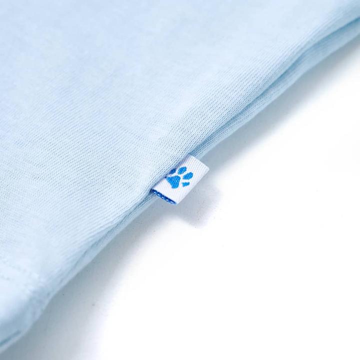 Produktbild VidaXL Kinder-T-Shirt Hellblau 128,Material: 100 % Baumwolle,Farbe (128)