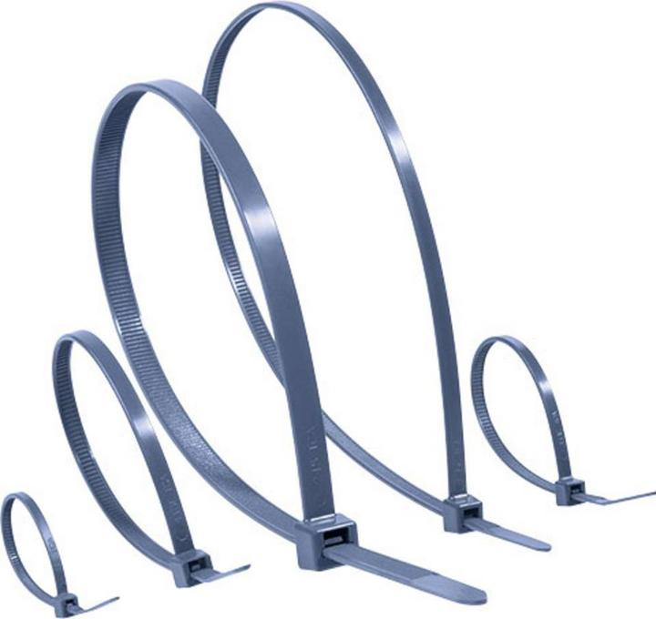 Produktbild HellermannTyton MetalContent Polyprop CableTies MCTPP50L (Metallkabelbinder, 390 mm, 100 Stk.)