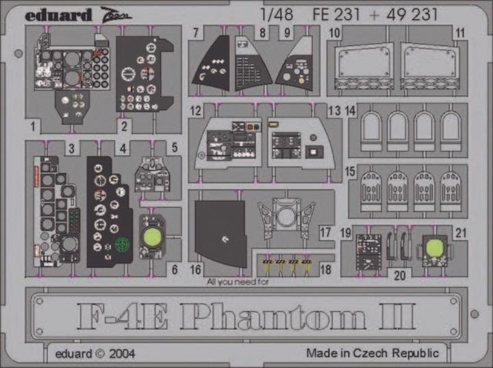 Productafbeelding Eduard P-4E Phantom II