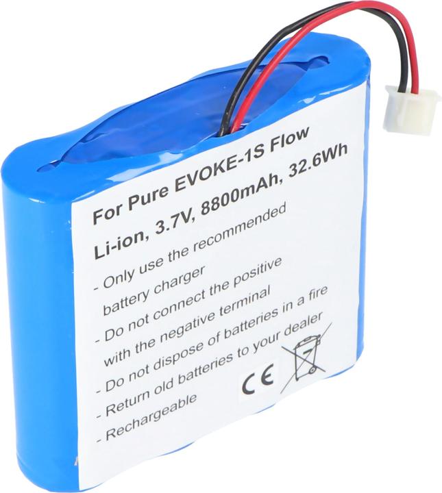 Actual product image AccuCell Akku PURE EVOKE FLOW VL-60924 DAB DIGITAL RADIO, EVOKE-1S, Pure Akku E-1