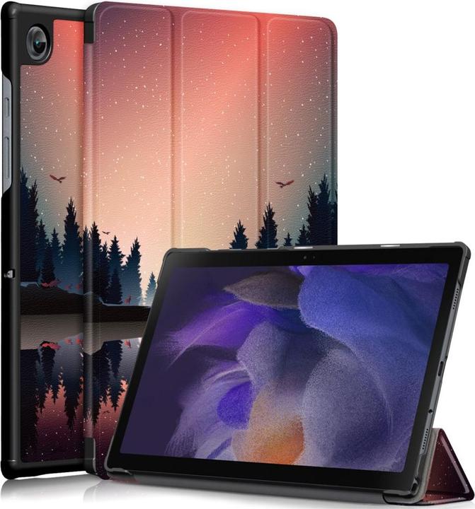 Cover-Discount Galaxy Tab A8 10.5 - Étui Smart Tri-fold Forêt (Galaxy Tab A8)
