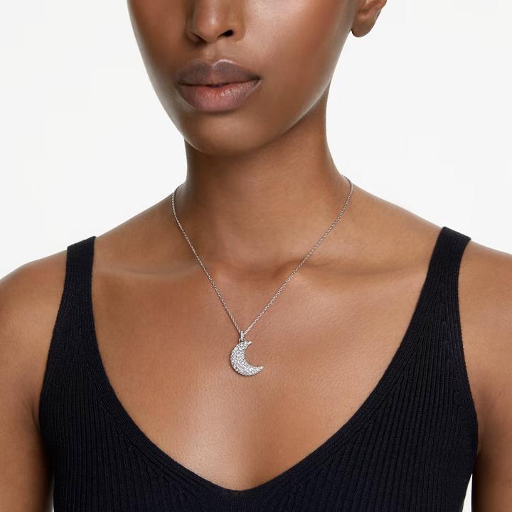 Immagine prodotto Swarovski Collana Luna Bianco Luna (Metallo Swarovski, 40 - 47 cm)