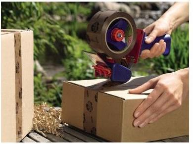 Actual product image tesa tesapack ECO & STRONG packaging tape - environmentally friendly packaging tape made from 100 % (50 mm)