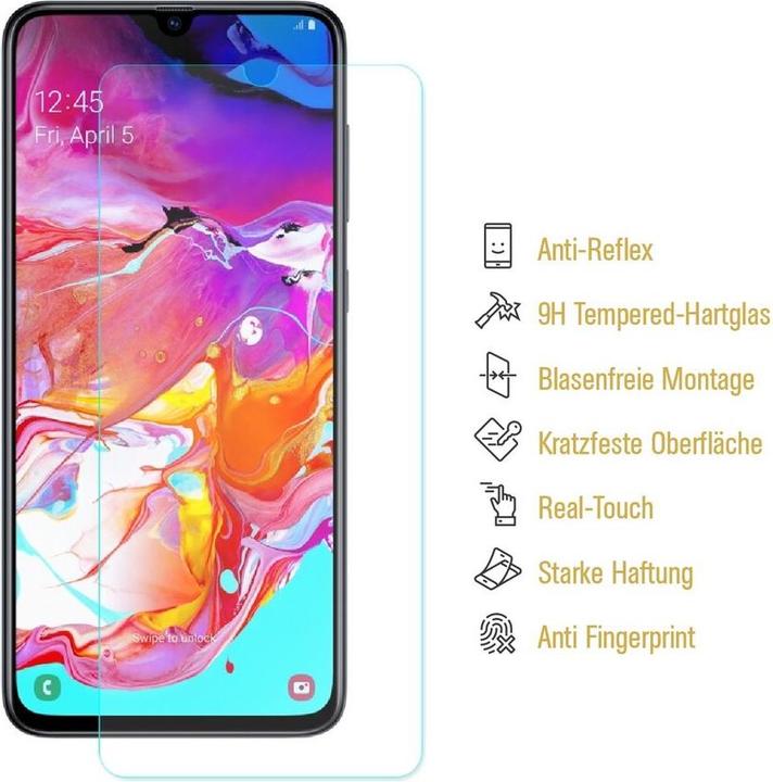 Produktbild Protectorking 2x Echtes Tempered 9H Panzerhartglas Matt Entspiegelt (2 Stück, Samsung Galaxy A42 5G)