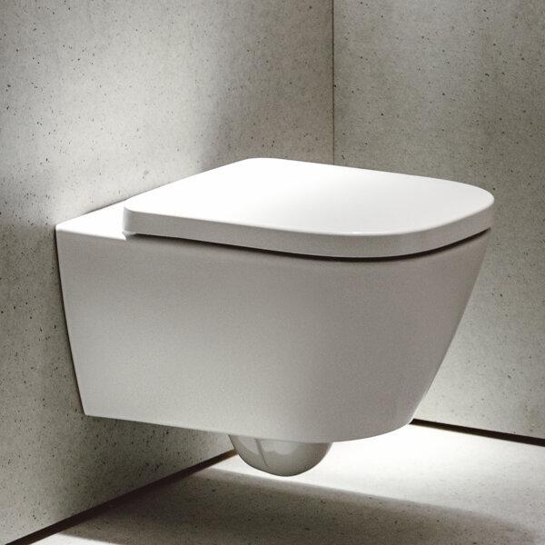 Produktbild Laufen Meda WC-Sitz, mit Deckel, abnehmbar, mit Absenkautomatik, 365x447x54mm