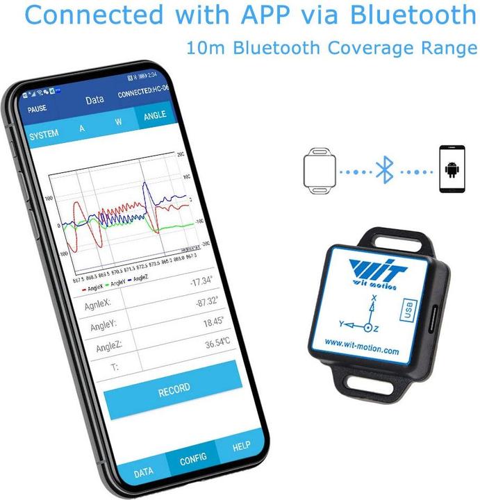 Produktbild Witmotion Beschleunigungsmesser und Neigungsmesser