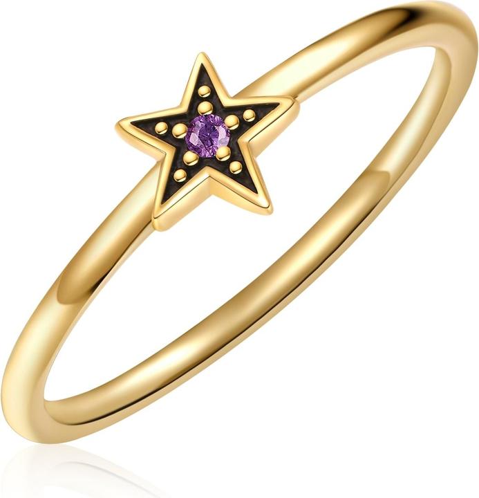 Produktbild Glanzstücke München Damen Ring Stern Sterling Silber - 34582 (60, 925 Silber)