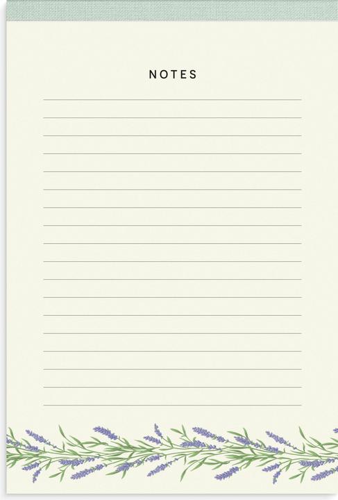 Produktbild Burde Notepad Textile green A5 (A5)
