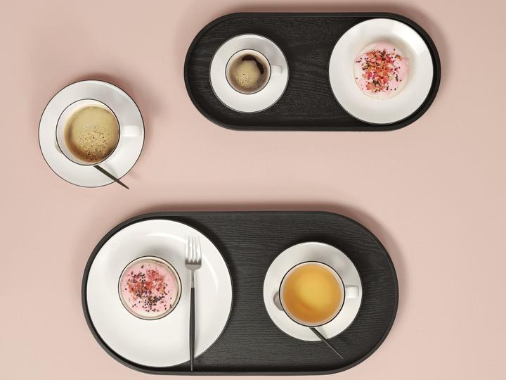Image du produit ASA Selection ASA à table ligne noire Tasse à café avec soucoupe 0,2l Set6 (200 ml, 1 x)