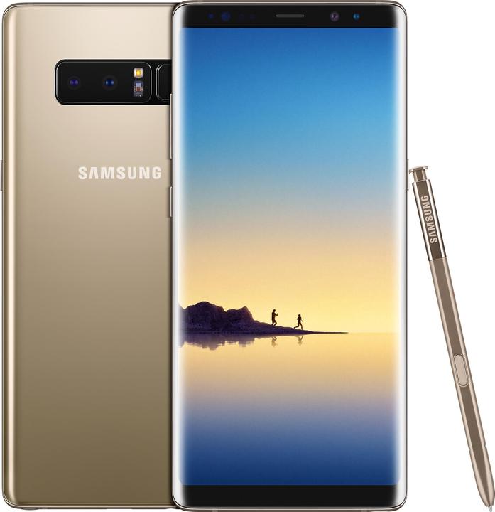 Produktbild Samsung Galaxy Note8 (64 GB, Maple Gold, 6.30", Hybrid Dual SIM, 12 Mpx, 4G)
