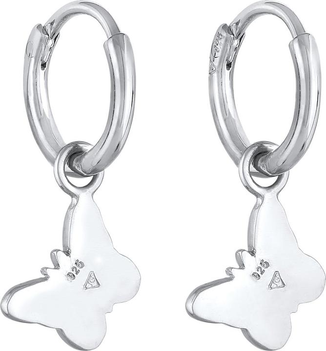 Produktbild Elli Ohrringe Creolen Schmetterling 925 Silber (925er Sterling Silber)