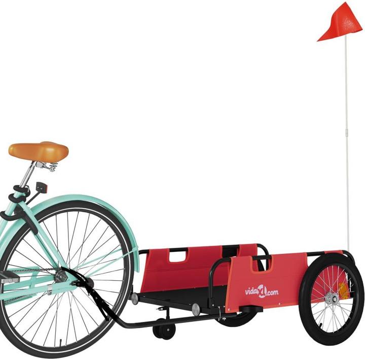 Actual product image VidaXL Fahrradanhänger Oxford-Gewebe & Eisen