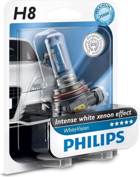 Produktbild Philips Scheinwerferlampe WhiteVision XenonEffekt (H8)