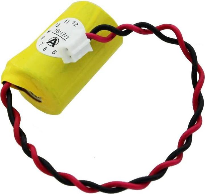 Produktbild AccuCell Batterie CPM2A-BAT01 für die Batterie Omron CJ1, CPM2A, CQM1H, NS7 (1 Stk., C, 1000 mAh)