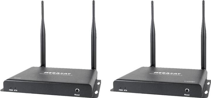 Actual product image Megasat HDMI Radio Transmission (Set) Wireless HD Transmitter Premium II 200 m 20 kHz, 60 kHz 1920 x 1080 (200 m, HDMI 2.0)