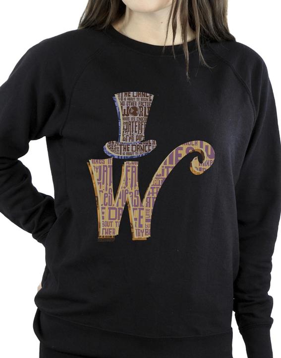Produktbild Willy Wonka & the Chocolate Factory W Logo Hat Sweatshirt (M)