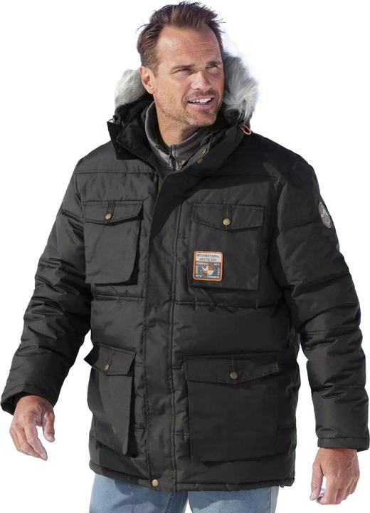 Actual product image Atlas For Men Mens Water Repellent Faux Fur Hood Parka (XL)