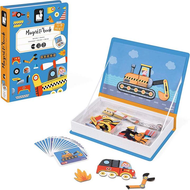 Actual product image Janod Magnet book (German)