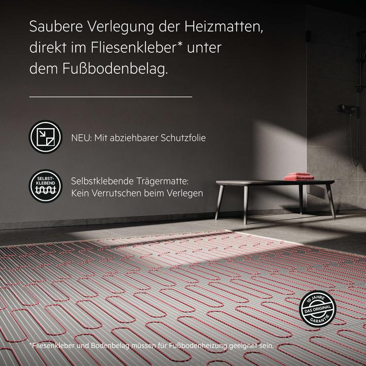 Actual product image AEG Haustechnik Comfort Turbo Thermo Floor TBS TC 200/2.5 Set Plus, electr. underfloor heating complete set 2.5 m²