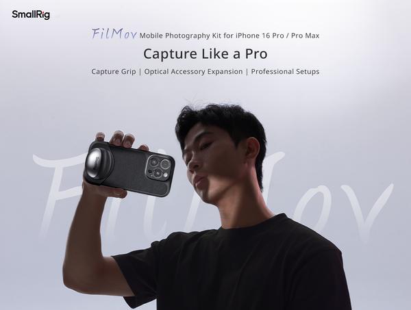 Actual product image SmallRig 4987 FilMov Lightweight Photography Case Kit for iPhone 16 Pro Max 4987 (Various video accessories)