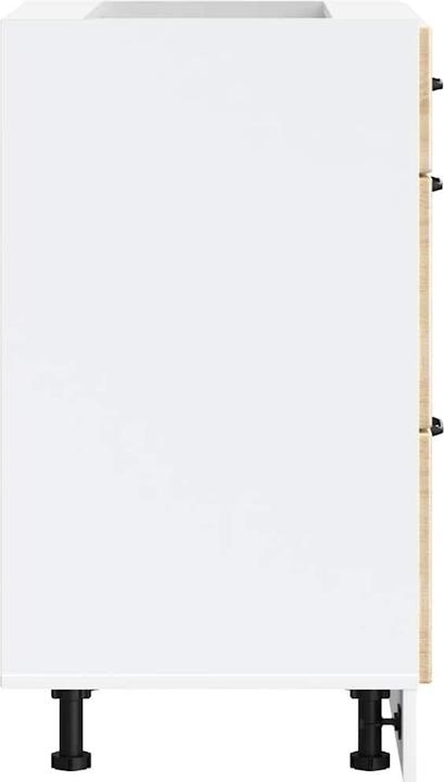 Produktbild VidaXL Küchen-Unterschrank Lucca Sonoma-Eiche Holzwerkstoff Spülenunterschrank (60 x 46 x 81.5 cm)