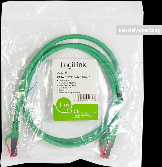 Actual product image LogiLink Network cable (S/FTP, CAT6, 1.50 m)