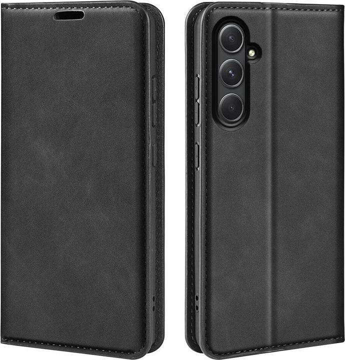 Cover-Discount Galaxy A55 - Stand Flip Case Hülle schwarz (Samsung Galaxy A55)