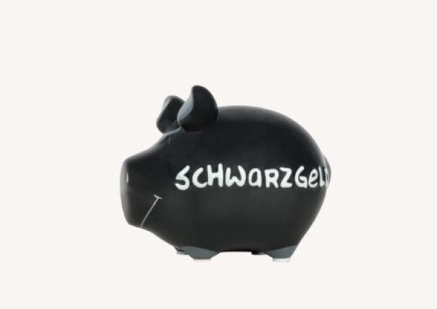 Immagine prodotto KCG Piggy Bank - Black Money (12,5 x 9,5 x 10 cm)