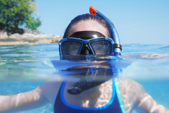 Produktbild Bestway Hydro-Pro BlackSea Snorkel & Fin Set, Adult, Half face mask, Tempered glass, Assorted colour