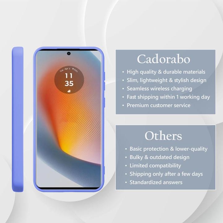 Produktbild Cadorabo Hülle für Motorola Moto Edge 50 Fusion im Liquid Case Design (Motorola Edge 50)