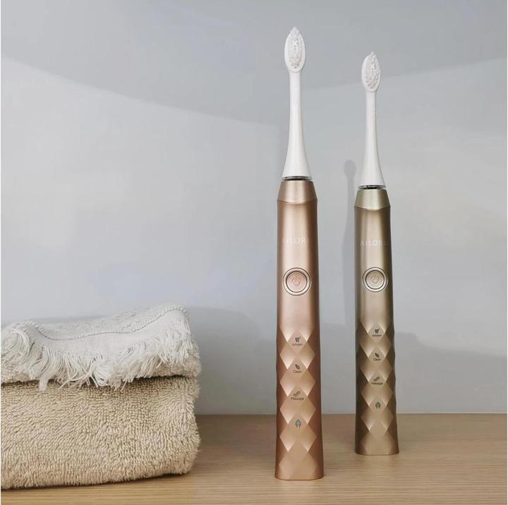 Actual product image Ailoria Shine Bright Gold Sonic Toothbrush (Sonic toothbrush)