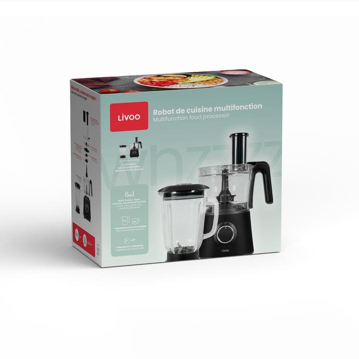 Actual product image Livoo Multifunction food processor (600 W)