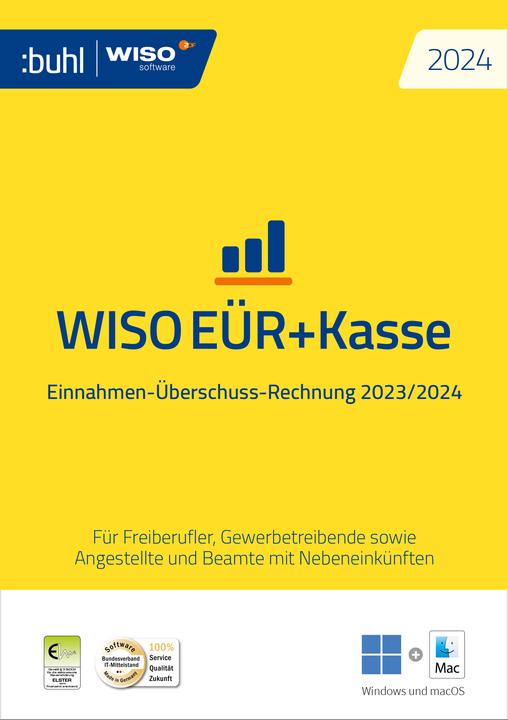 Buhl Data Service Buhl Data WISO EÜR+Kasse 2024 PC und Mac (Download) (1 User, unbegrenzt)