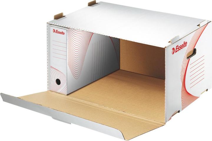 Immagine prodotto Leitz Contenitore d'archivio Esselte standard per scatole, bianco/rosso con lembo anteriore, per formato (A4)