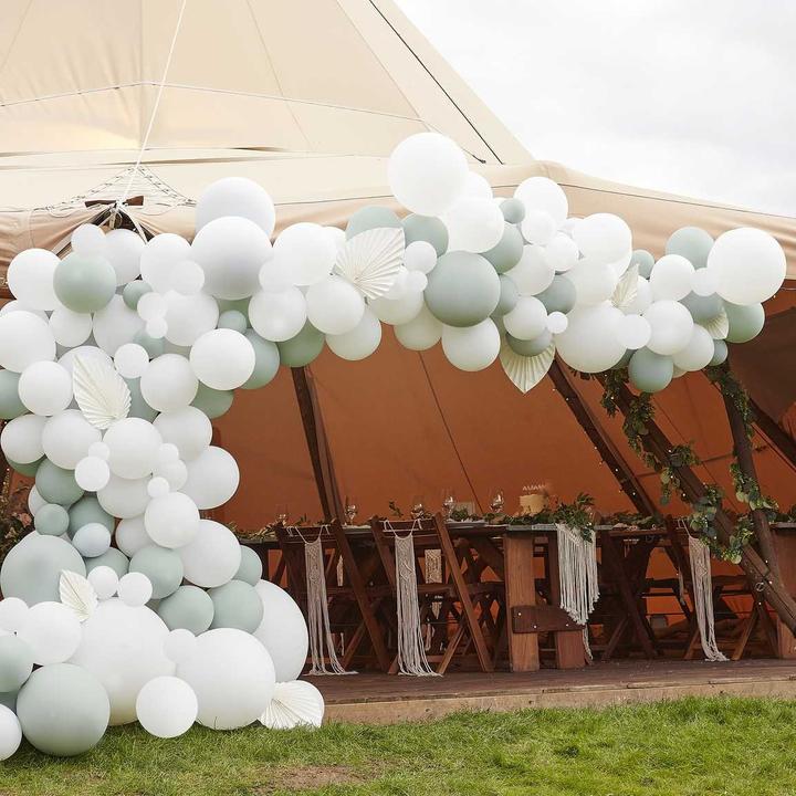 Produktbild Ginger Ray Ballonbogen - Salbeiweiss (200St.) (1 x)