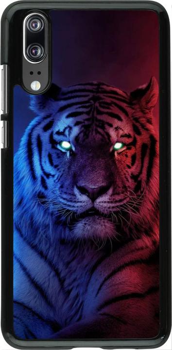 Produktbild PhoneLook Hülle Tiger Blue Red (Huawei P20)
