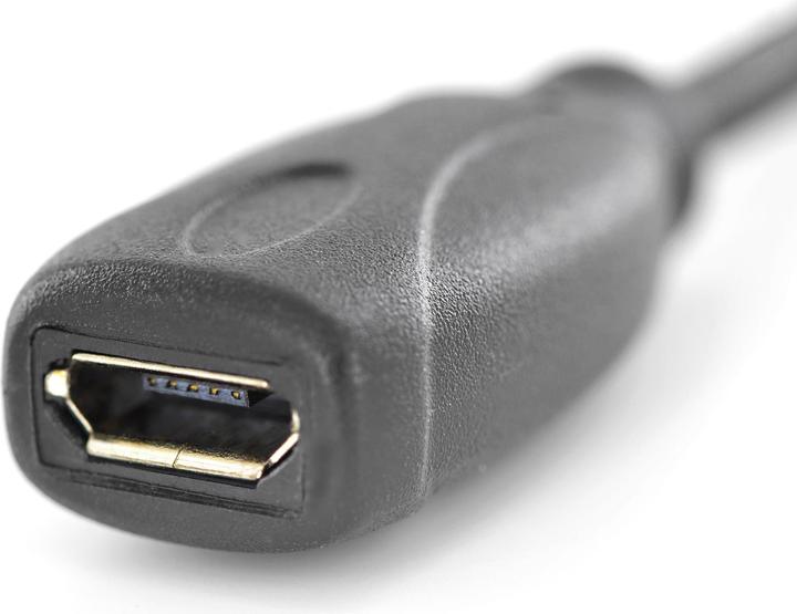 Image du produit ednet Câble adaptateur USB de Type-C™, Type-C™ vers Micro B (0.15 m, USB 2.0)