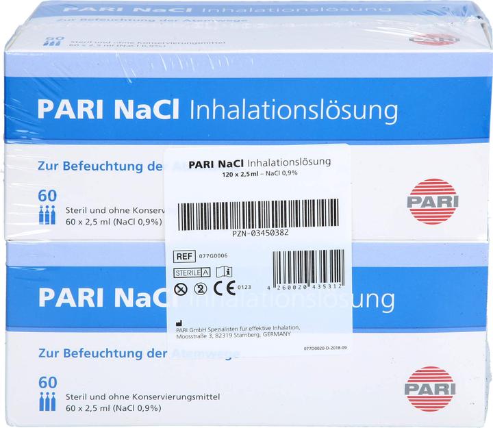 Produktbild PARI NaCl Inhalationslösung