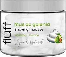 Fluff Super Food Shaving Mousse Shaving Mousse With Avocado And Niacinamide 200Ml (200 ml, Shaving cream)