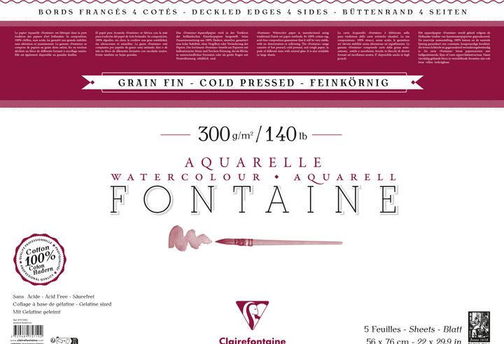 Produktbild Clairefontaine Pack Fontaine (300 g/m², 5 x)