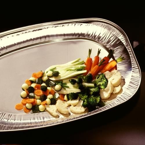 Actual product image Starpak Serving Plates Alu oval (3 x)
