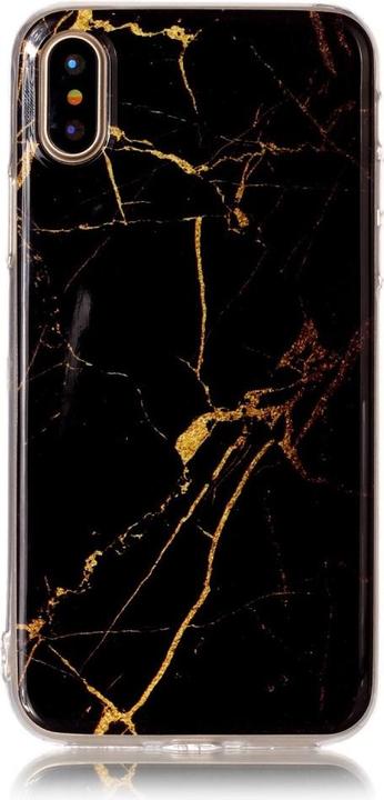 Actual product image Cover-Discount Silicone Rubber Case Marble (Apple iPhone XS, Apple iPhone X)