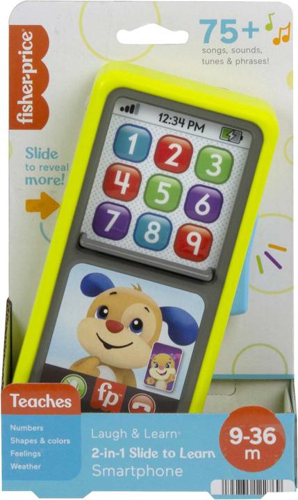 Actual product image Fisher-Price Fisher Price Learning Fun 2-in-1 Slide to Learn Smartphone (German)