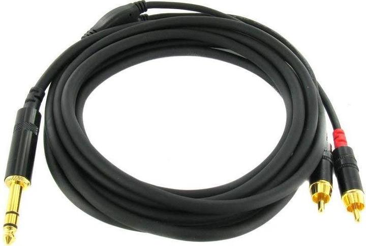 Produktbild Cordial Cfy 3 Vcc (3 m, Cinch, 6.3mm Klinke (Jack))