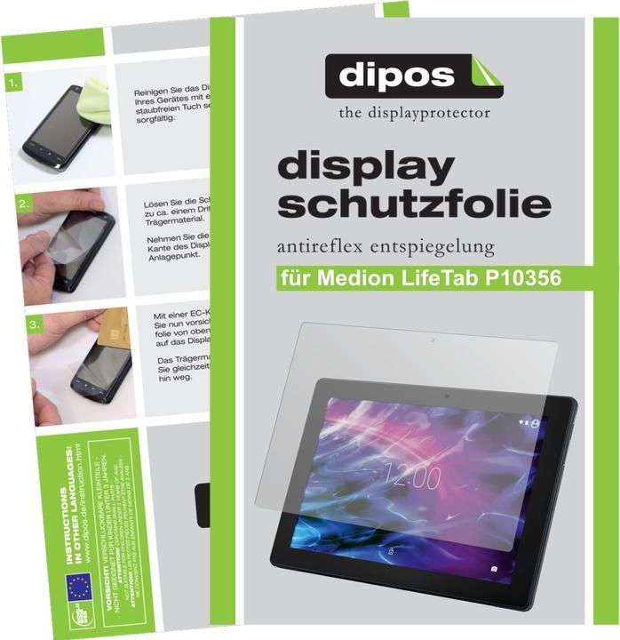 Actual product image Dipos Screen Protector Anti-Glare (2 Piece, Lifetab P10356)